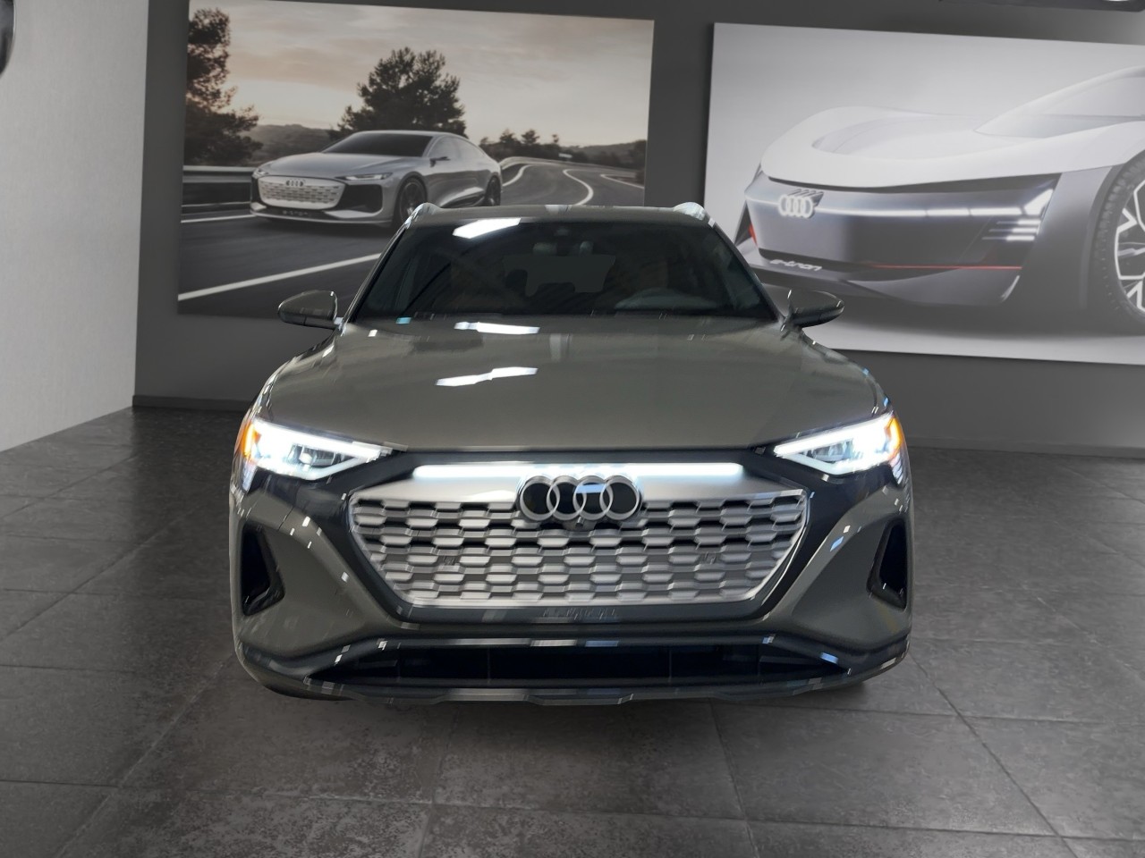 Gray 2024 Audi Q8 e-tron quattro AWD SUV / Crossover Automatic